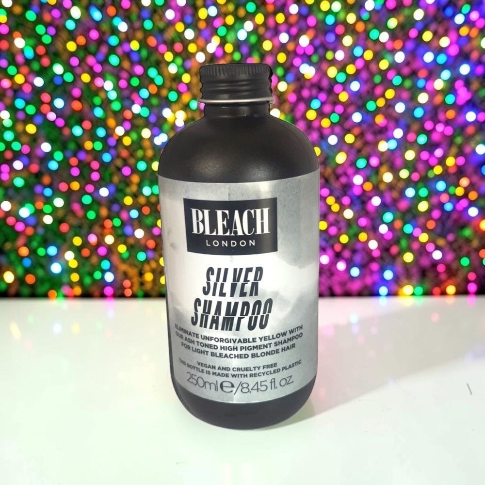 BLEACH LONDON Silver Shampoo Purple for blonde hair 8.45 FL OZ NWOB
